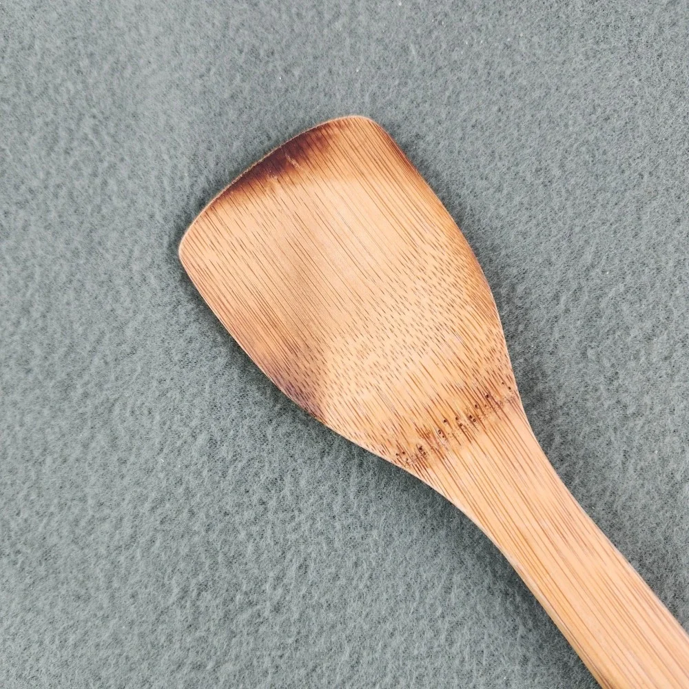 Pampered Chef Wooden Bamboo Spatulas Kitchen Utensils Cooking Baking Set of 3